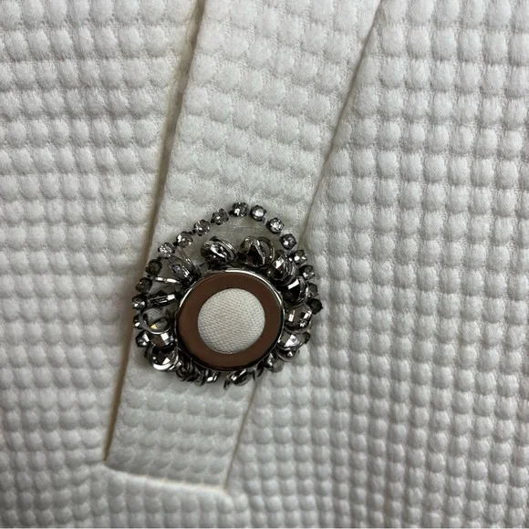 Fendi Dress Textured Sleeveless Mini Jewel Embellished Shift - Picture 7 of 16